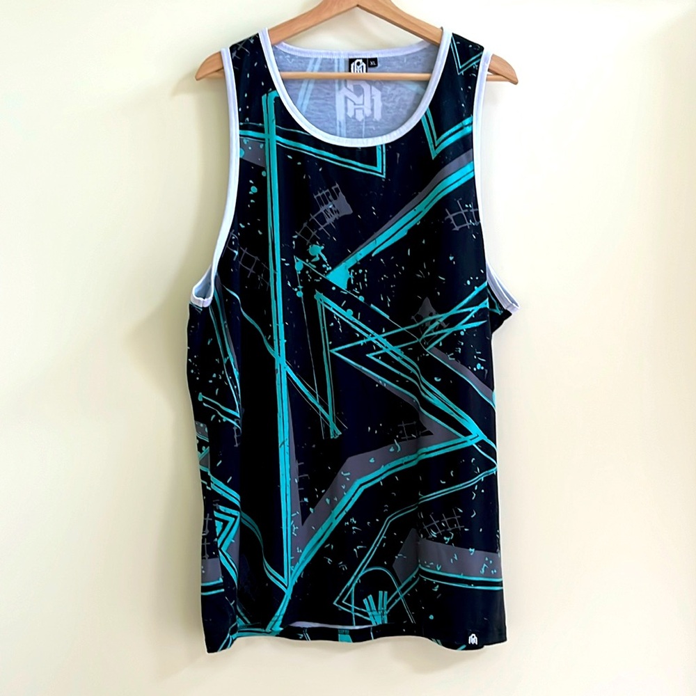 Gently worn men’s XL INTO THE AM graphic tank shirt